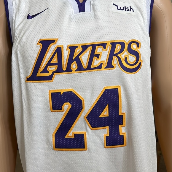 322. Kobe Bryant Lakers #24 licensed jersey size 50 new w tags Nike/wish patch - Picture 2 of 12